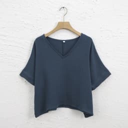 Muslin 100% Cotton Short Sleeve Tee Sexy V-Neck Oversized T-Shirt Streetwear Top Shirts And Blouse Lady Pulovers Camisetas