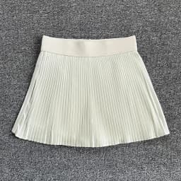 Women High Waist Pleated Tennis Skirt Built-in Shorts Anti-chafing Sports Skort Golf Fitness Running Short Skirt