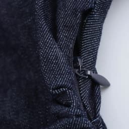 ETJ 2025 Spring New 1975 series denim MIDI dress with lapel side zipper fashion wrinkle waist slim elegant dress