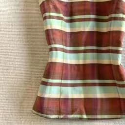 Y2k Chinese Style Short T Shirt Women Vintage Ropa De Mujer Stripes Color Blocking Sexy Camisetas Street Harajuku Retro Chic Top