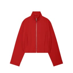 TFMLN Fashion Women Solid Bomber Jackets 2026 Autumn Causal Stand Collar Zipper Loose Coats High Street Daily Outwear