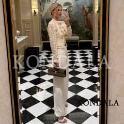 KONDALA Women Vintage Chic Lace Jacket 2026 Summer Early Fall Trendy Elegant Dating Dinner Jacket Rope Buttons Trim Slim Jacket