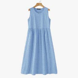 ZANZEA Summer Plaid Checked Sundress Sleeveless Bohemain Holiday Dresses Women Elegant O Neck Dress Casual Baggy Work Vestidos