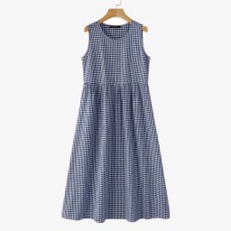 ZANZEA Summer Plaid Checked Sundress Sleeveless Bohemain Holiday Dresses Women Elegant O Neck Dress Casual Baggy Work Vestidos