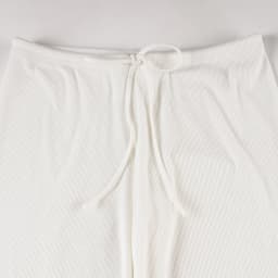 Basic Solid Low-Waisted Ribbed Knitted Pants Casual Loose Drawstring Wide Leg Pants Soft Comfy Lounge Wear Trousers Streetwear