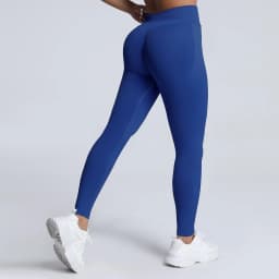 HISTELLO Impact Leggings Seamless Women Yoga Clothing Ribbed Waist Scrunch Butt Tights High Elastic Fitness Workout Gym Pnats