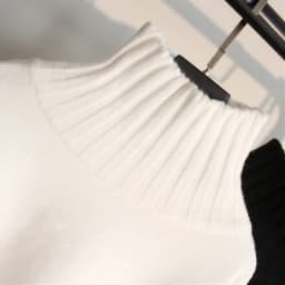 Lucyever Black White Autumn Winter Sweaters Women Soft Thick Loose Fit Knitted Pullovers Female Long Sleeve Turtleneck Sweater