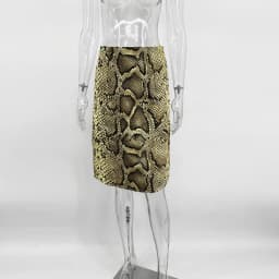 TARUXY Fashion Snake Pattern Straight Skirt For Women High Waist Slim Long Skirt Ins Hot Streetwear Female Skirt Summer New 2025