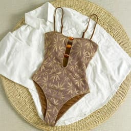 2026 Summer Boho One Piece Swimsuit Women Strappy Backless Monokini Vacation Swimsuit Special Fabric