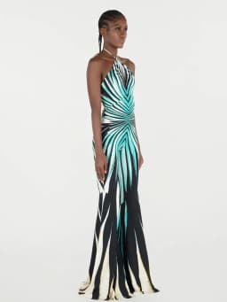 Ahagaga Fashion Printed Women Jumpsuits Halter Bandage Hollow Out Striped Skinny Flare Pants Sexy Streetwear Rompers Female