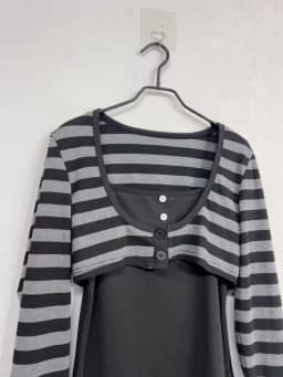 Y2k Emo Women Streetwear Acubi Fairycore Tops Stripe Long Sleeve Aesthetics Graphic Tshirt Goth Grunge T-shirt 2000s Alt Clothes