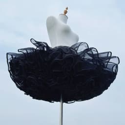 Lolita Boneless Crinoline Petticoat Black Ultra Poof Soft Mesh Short Skirt Flight Heaven Underskirt for Kawaii Style 25-45cm