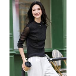 VIMLY Sweaters for Women Stand Neck Casual Knitted Ladies Sweater Autumn 2026 Long Sleeve Strecth Loose Female Pullovers A2528