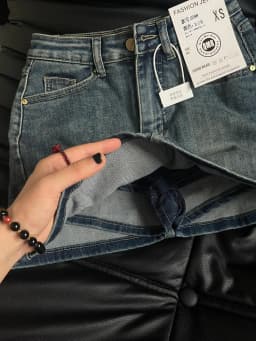 Women's Blue A-line Denim Skirt Y2k Jean Shorts Skirts Harajuku 90s Vintage Mini Cowboy Skirt 2000s Fashion Clothes Summer 2024