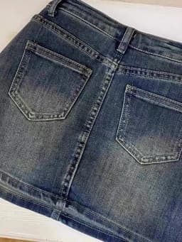 Women's Blue A-line Denim Skirt Y2k Jean Shorts Skirts Harajuku 90s Vintage Mini Cowboy Skirt 2000s Fashion Clothes Summer 2024