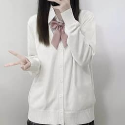 Japanese fashion solid color V-neck knitted sweater,original newJK uniform cardigan top,autumn and winter women's cotton sweater