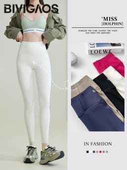 BIVIGAOS Spring Summer New Plum Red 3D Naked Feeling Sharkskin Leggings Women Slim Sexy Sport Yoga Push Up Fitness Leggings