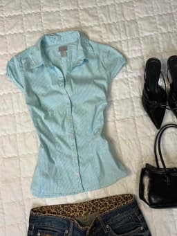 Vintage Slim T-shirt Y2k Short Sleeves Crop Top Punk Goth Basics Button 2000s Hot Girl Korea Harajuku Women Emo Tee Summer Chic