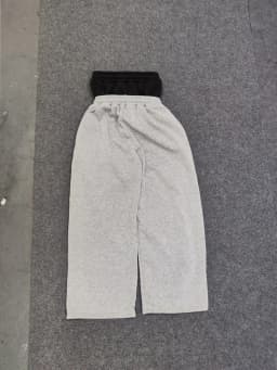 European and American Embroidered Street Couple Double Head Double Waist Pants Personalized Printed Pattern Pants