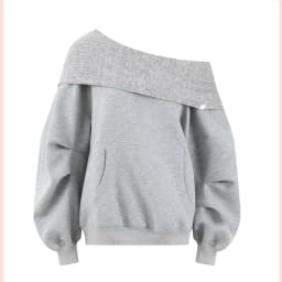 Autumn Knitwear Hooded Casual Oversize Pullovers Women Dual-wear Designer Fashion Off Shoulder Sweater Spring Loose Outwear