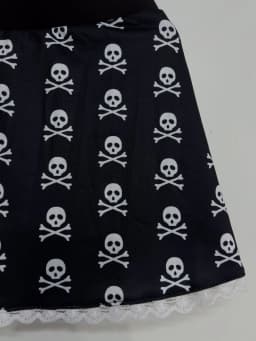 Emo Women Summer Y2K Sexy Goth Skull Print Mini Short Skirt Lace Trim Low Waist Aesthetic Acubi Punk A-line 2000s Alt Clothes