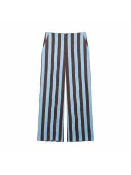 Women Fashion Summer 2026 Women Striped Casual Suit Knots Straight Vest+Zipper Pockets Long Pants Vintage Female Chic Lady Suits