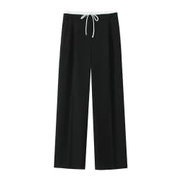 HXAO 2024 Women's Pants Baggy Wide Pants Woman Fashion Black Trousers Casual High waisted Pants Autumn Bluey Flared leggings
