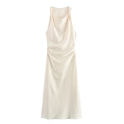 Satin Long Dresses for Women 2026 Summer Slip Midi Dress Woman Sexy Evening Party Dress Sleeveless Female Elegant Dresses