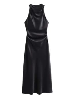 Satin Long Dresses for Women 2026 Summer Slip Midi Dress Woman Sexy Evening Party Dress Sleeveless Female Elegant Dresses