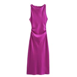 Satin Long Dresses for Women 2026 Summer Slip Midi Dress Woman Sexy Evening Party Dress Sleeveless Female Elegant Dresses