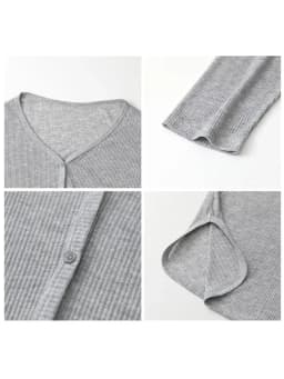 CHIC VEN Women's Cardigan New V-neck Long Sleeved Female Shirt Female Jumpers Sun Protection Woman Top Spring Summer 2026