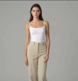 New Women Tank Top Strap Slim Top for Summer Fashion Versatile Casual Breathable Micro Elastic Fabric Sleeveless Strap Top