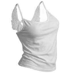 Y2k Women Summer Goth Print Sweet Tank Top Harajuku Sleeveless Crop Off Shoulder Strap Camisole Baby Tees Vest 2000s Clothes