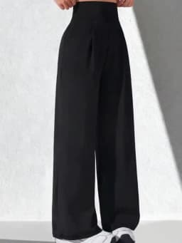 New High Waist Yoga Pants for Women Tummy Control Leggings Stretchy Soft Workout Wide Leg Pants Comfortable Casual Pants