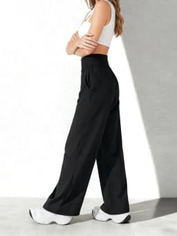 New High Waist Yoga Pants for Women Tummy Control Leggings Stretchy Soft Workout Wide Leg Pants Comfortable Casual Pants