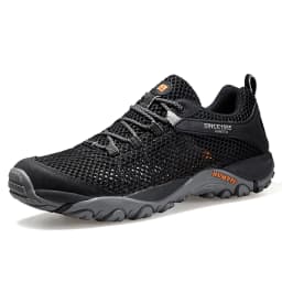 HUMTTO Summer Hiking Sneakers Shoes for Men 2021 Breathable Outdoor Trekking Sport Mens Water Shoes Climbing Walking Man Shoes