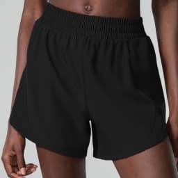 Women Summer Running Shorts 2 In 1 Woven Fabric Pocket Gym Yoga Shorts Female Loose Breathable Quick Dry Workout Sportswear