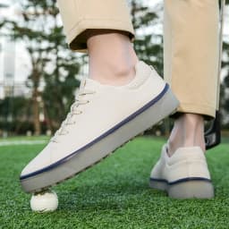 Golf Shoes Men Waterproof Breathable Golf Sneakers Women Golf Spikeless Sneakers Business Outdoor Sport Leather Golf Footwear