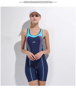 Sbart New One Piece Swimwear Women's Sports Quick Dry Flat Angle Racing Sleeveless Hot Spring Wholesale