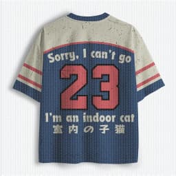 V Neck Vintage Beige Blue Red Mesh Jersey T Shirt Black Cat Oval Graphic Number 23 Retro Casual Streetwear Top