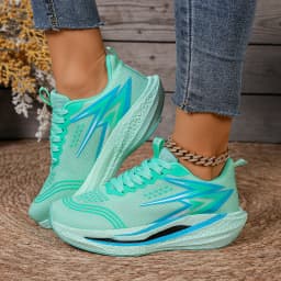 Men Breathable Carbon Plate Running Shoes Lightweight Elastic Marathon Sneakers Anti Slip Sport Training Athletic Shoe for Women