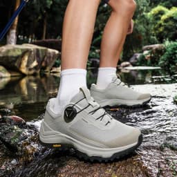 2026 New Men's Outdoor Sports Shoes Lightweight Breathable Anti-slip Wear-resistant Shock-absorbing Rotation Buckle Camping H...