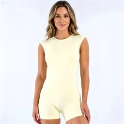 HISTELLO Impact Short Sleeve One Piece Women Open Back Workout Bodysuit Gym Quick Dry Romper Yoga Fitness Sports Solid Jumpsuit