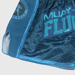 FLUORY Style Muay Thai Shorts Print Free Combat Mixed Martial Arts Boxing Training Match Pants Leisure Style