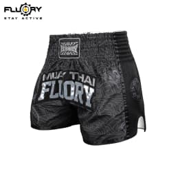 FLUORY Style Muay Thai Shorts Print Free Combat Mixed Martial Arts Boxing Training Match Pants Leisure Style