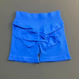 HISTELLO Sports Shorts Low Waist Solid Color Seamless Butt Lifting High Stretch Breathable Yoga Gym Fitness Workout Shorts
