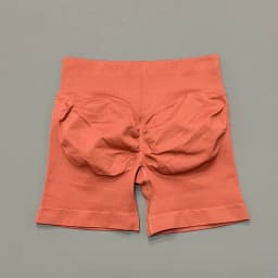 HISTELLO Sports Shorts Low Waist Solid Color Seamless Butt Lifting High Stretch Breathable Yoga Gym Fitness Workout Shorts