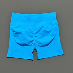 HISTELLO Sports Shorts Low Waist Solid Color Seamless Butt Lifting High Stretch Breathable Yoga Gym Fitness Workout Shorts
