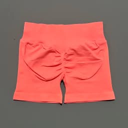 HISTELLO Sports Shorts Low Waist Solid Color Seamless Butt Lifting High Stretch Breathable Yoga Gym Fitness Workout Shorts