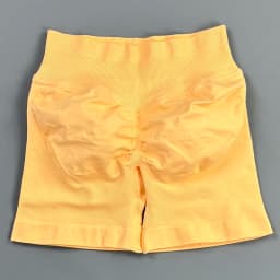 HISTELLO Sports Shorts Low Waist Solid Color Seamless Butt Lifting High Stretch Breathable Yoga Gym Fitness Workout Shorts